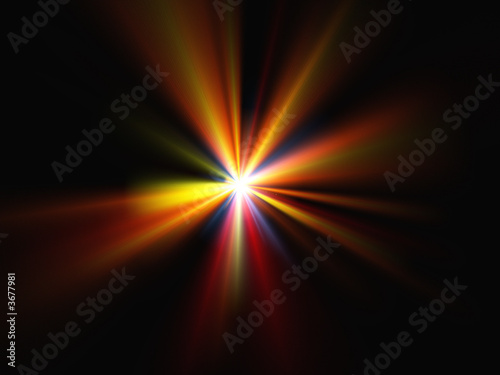 Abstract Light & Rays background
