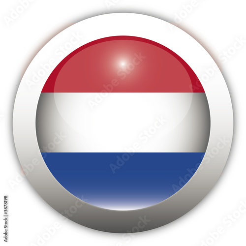 Free Download Netherland Flag Aqua Button - GFXLoad