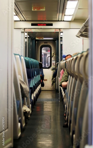 Inside The Commuter Train