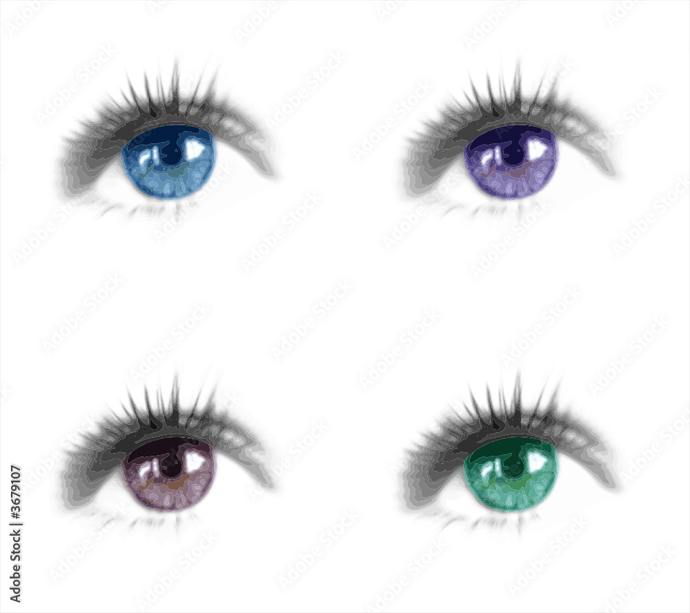 yeux couleurs