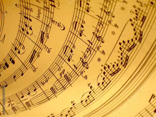 old music notes