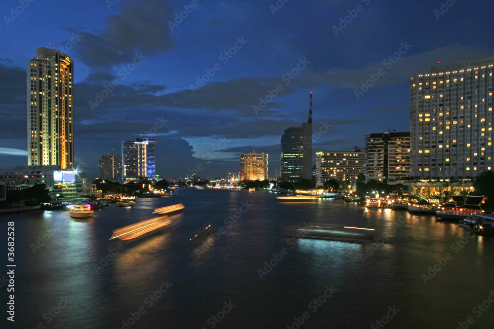 Obraz premium Rzeka Bangkok