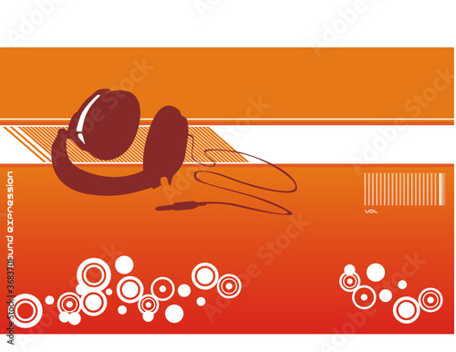 composicion musical en vector