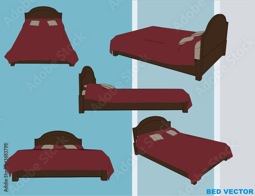 vector de cama