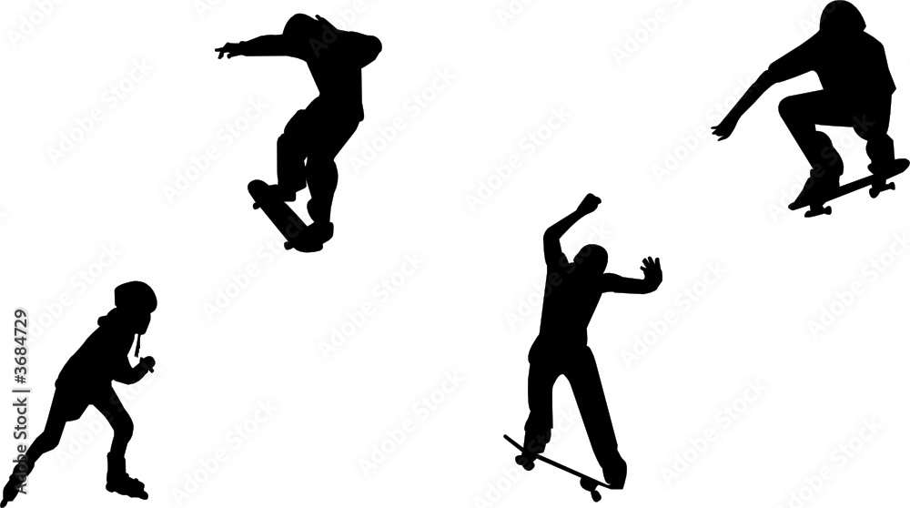 skating silhouettes