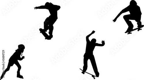 skating silhouettes