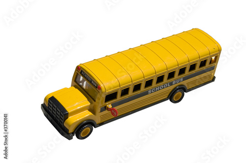 Toy Bus Top Isolated