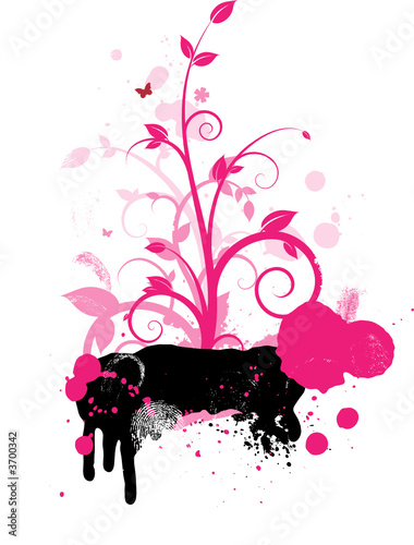 Floral design composition