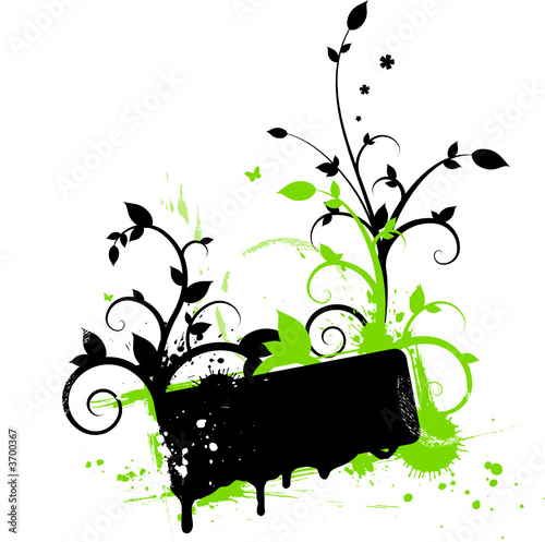 Floral design composition