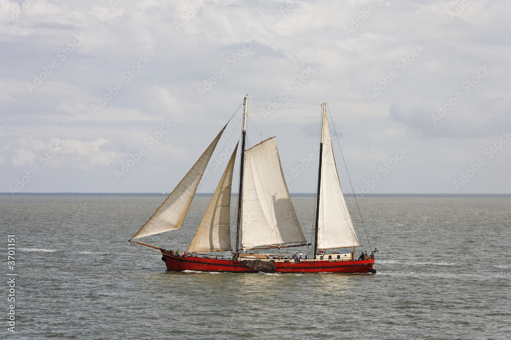 Sailing on the waddenzee