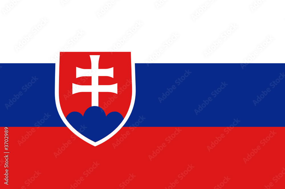 Fototapeta premium Flag - Slovakia