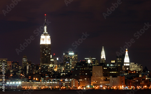 The Manhattan Skyline in New York City