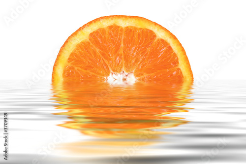 fetta di arancia photo