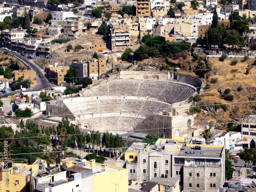 Obraz na płótnie Römisches Theater Amman w salonie