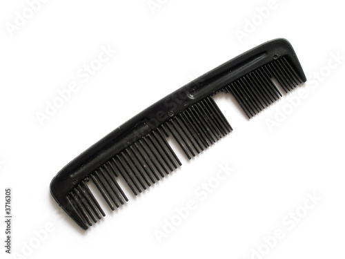 Old dirty broken comb