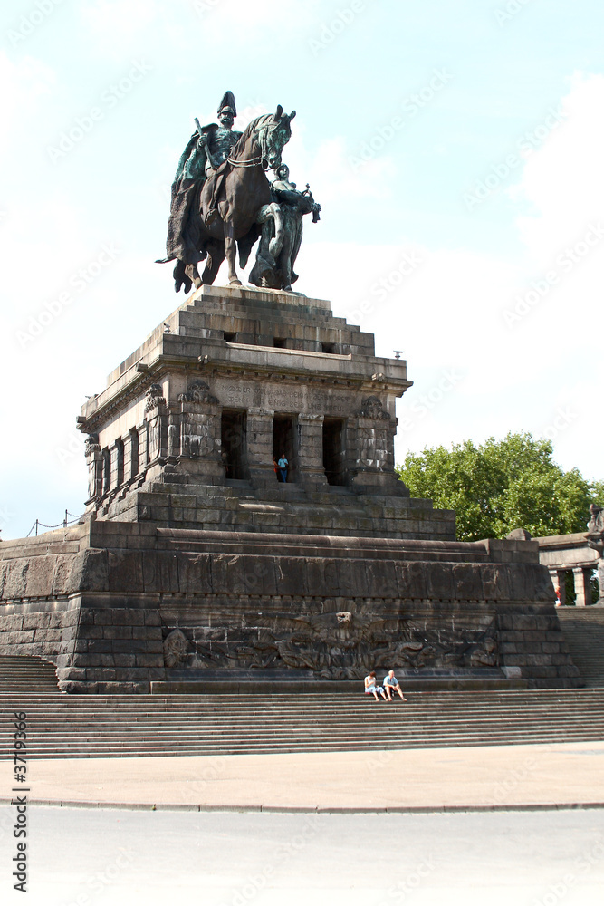 Fototapeta premium Kaiser-Wilhelm I Denkmal