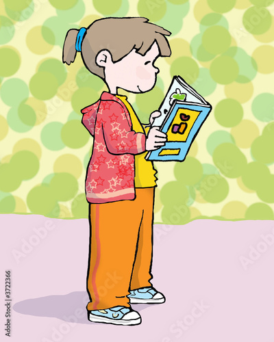 niña leyendo