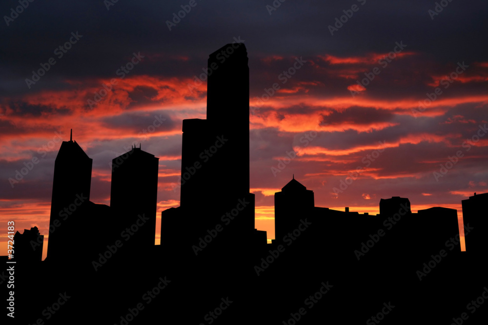 Melbourne at sunset Melbourne at sunset