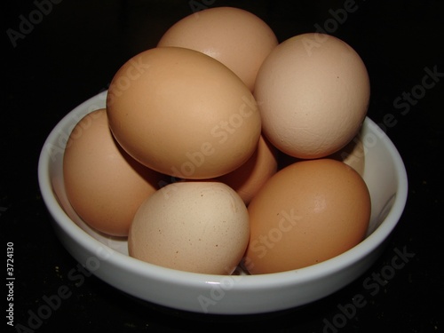 Bowl of Brown Eggs
