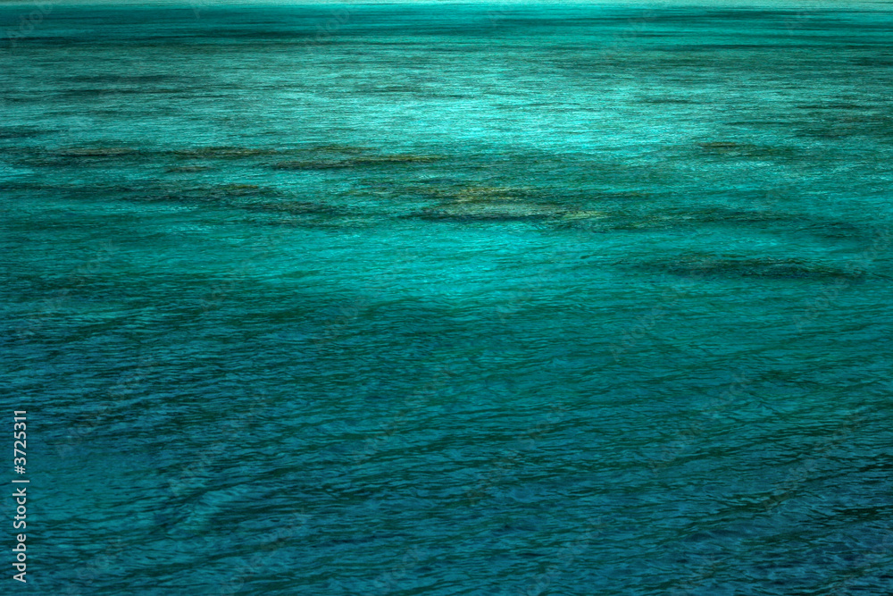 turquoise sea surface