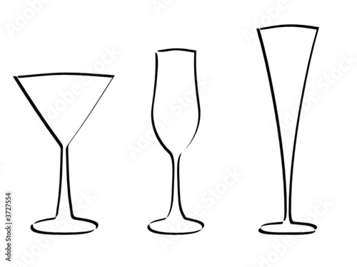 stem glass vector