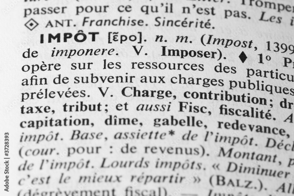 IMPOTS-DICTIONNAIRE IMPOTS-DICTIONNAIRE