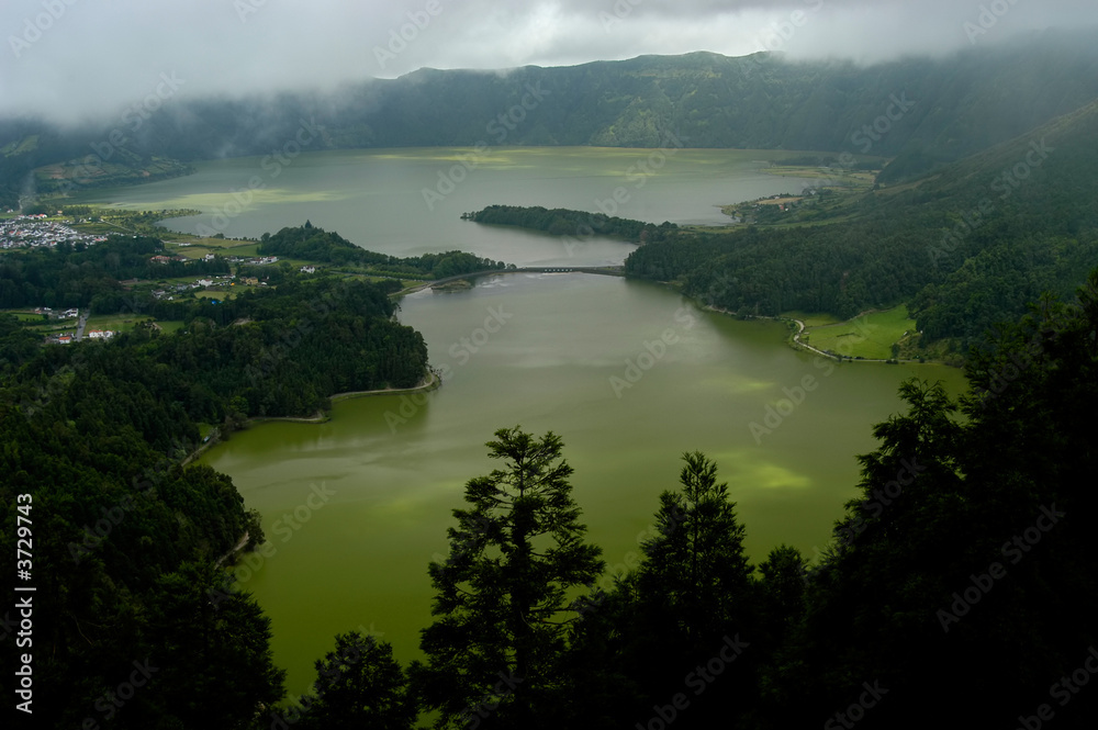 azores seven city lake in s miguel island