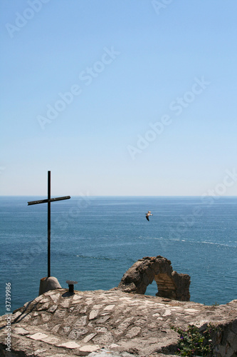 ancient church above the sea