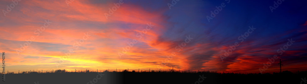 sunset panorama 01