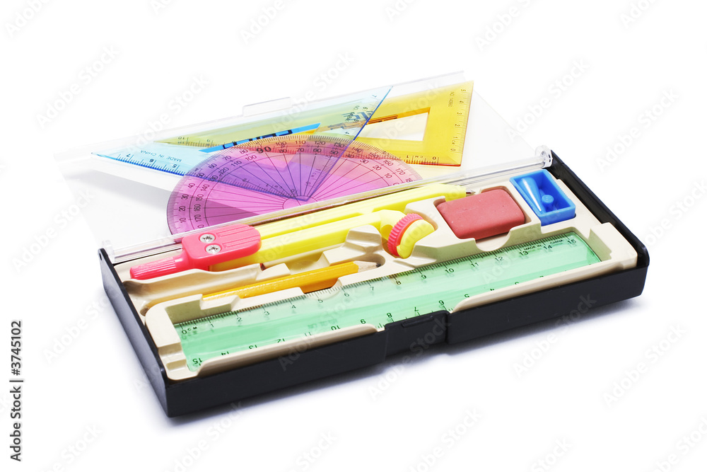 Geometry Set on White Background Geometry Set on White Background