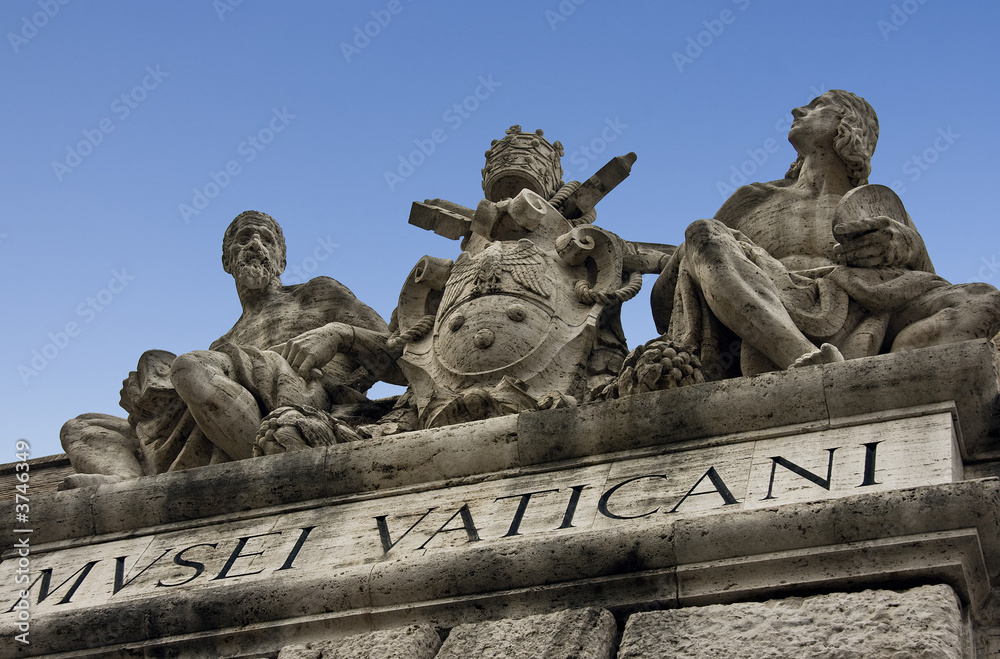 Sculpture on the Museums of Vatican