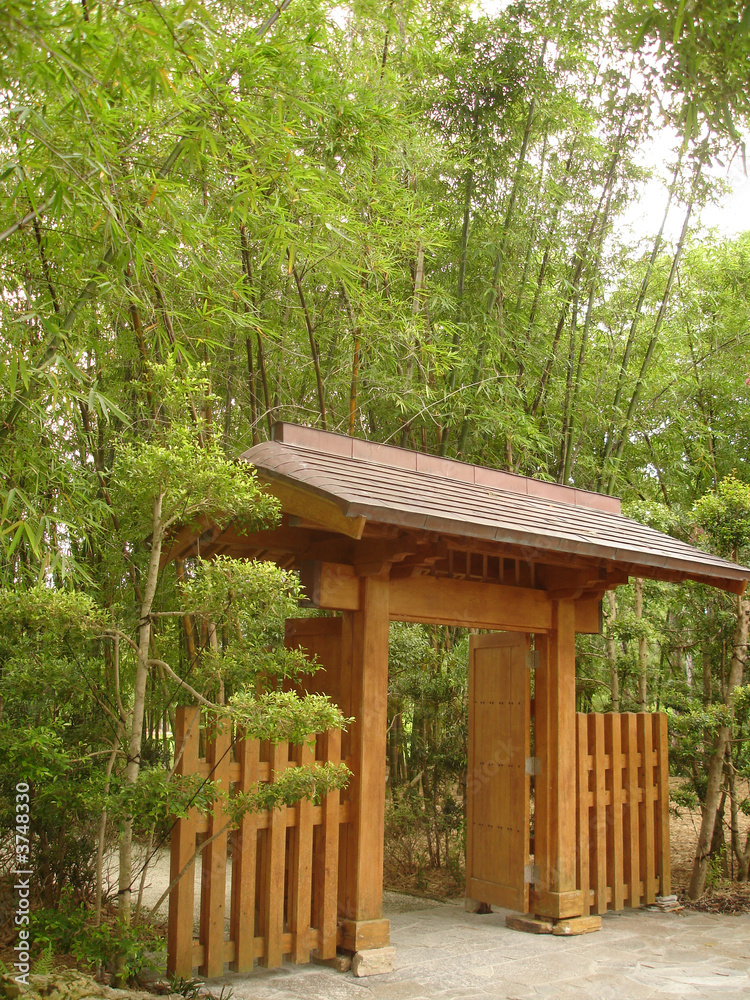 Japanese Gate at Garden