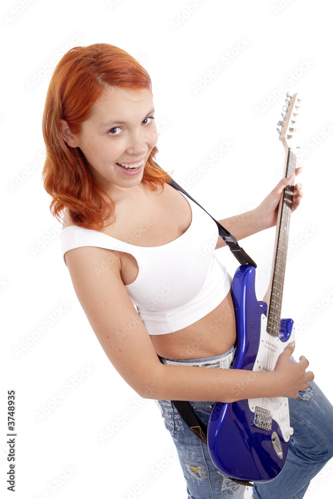 Portrait of a styled professional model. Theme: teens, music.. Portrait of a styled professional model. Theme: teens, music..