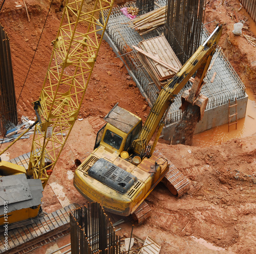 construction site in Kuala Lumpur