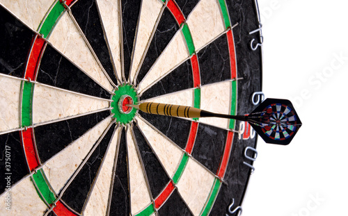 darts game sport winning target in center