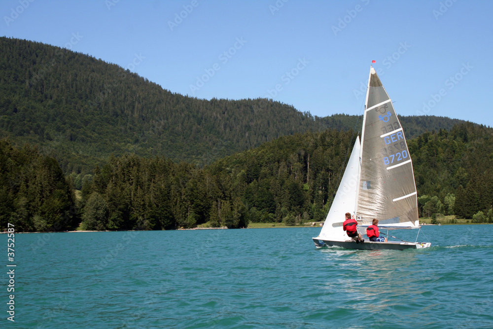 Fototapeta premium Segeln