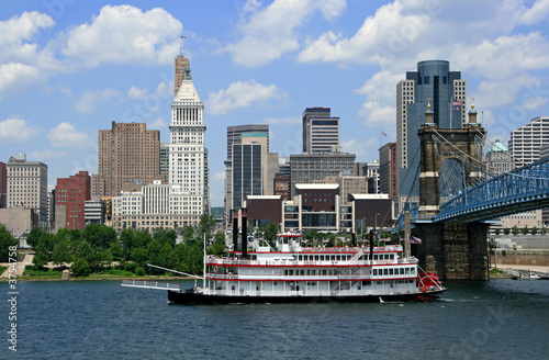 Steamboat and Cincinnati, Ohio.