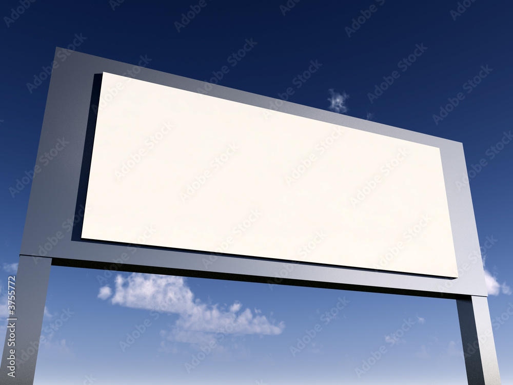 Fototapeta premium Blank Sign 2