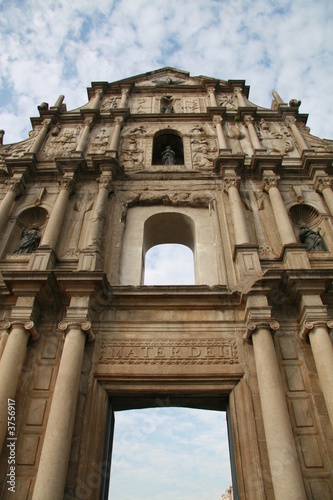 facade St. Paul s cathedral Macau 