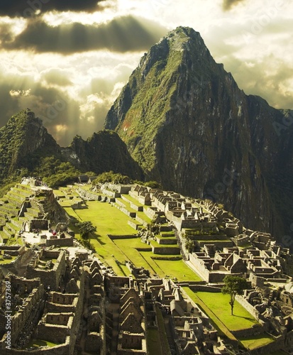 Machu-Picchu city in Peru photo