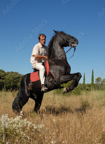 homme a cheval © cynoclub