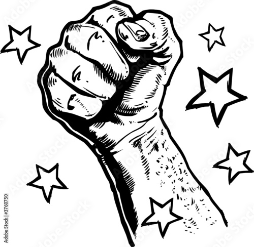 The Rock Fist Vector