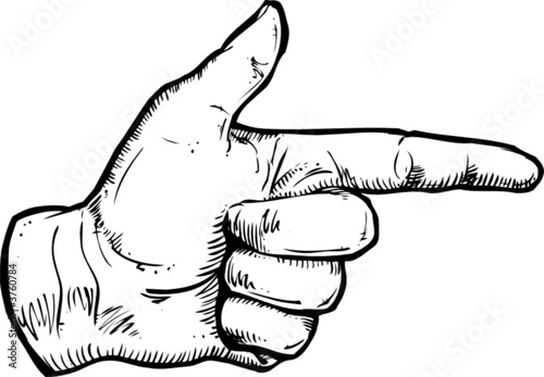Pointing Hand Vector