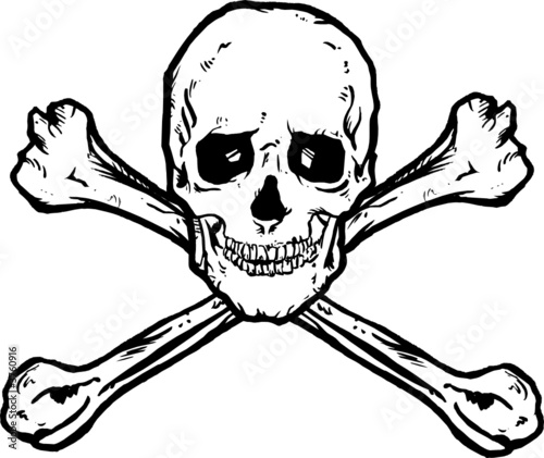 Skull and Crossbones Vector