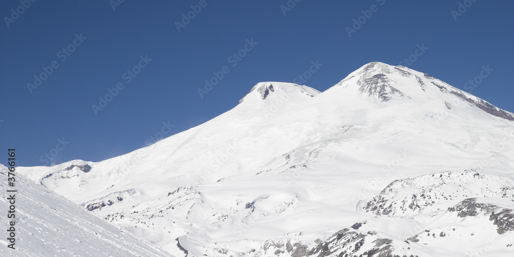 Elbrus a mountain in the Caucasus Mountains, in Russia