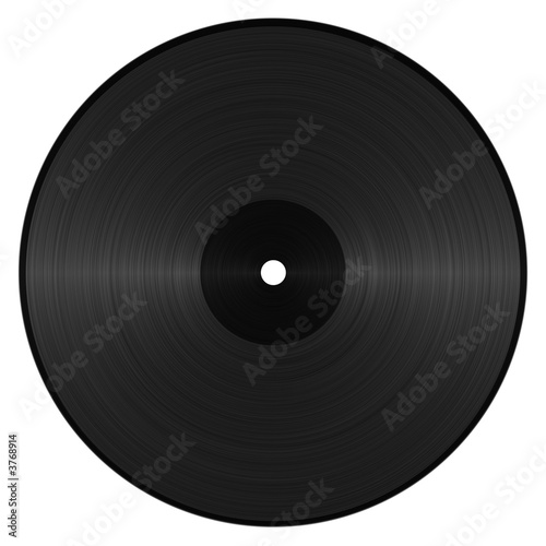 Illustration of a Vinyl Record, great as background..