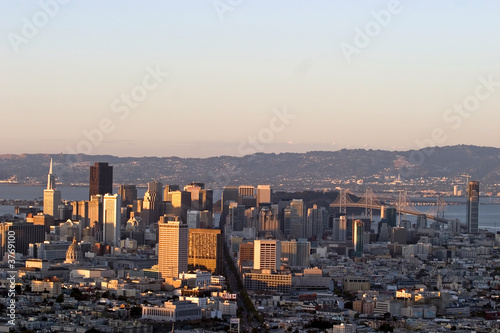 San Francisco's Financial District from Twin Peaks