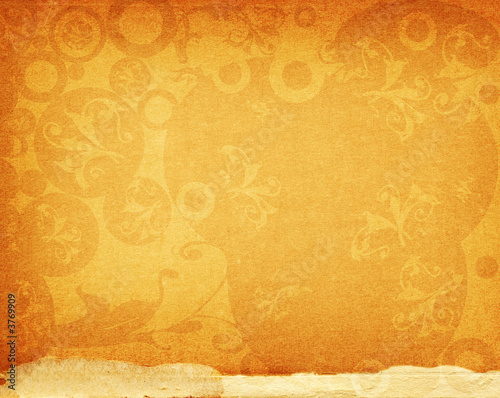 abstract design with flower...