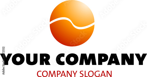 logo mit kreis und welle