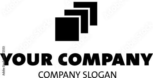 logo mit drei quadraten